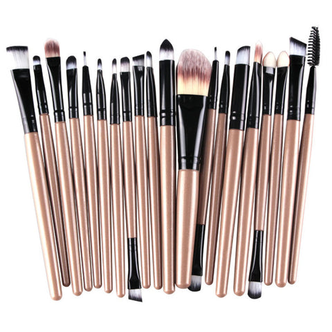 20Pcs Makeup Brushes Set Pro Powder Blush Foundation