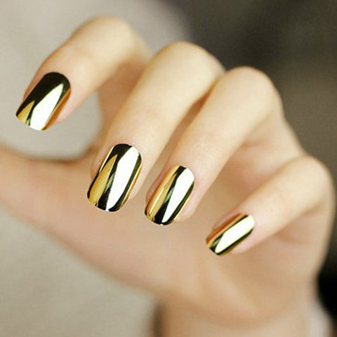 Gold or Silver Nail Art Decorations Sticker