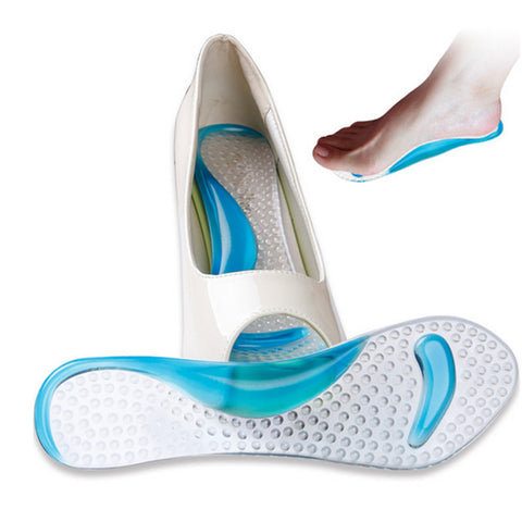 1 Pair Health Care Silicone Gel Foot Care Insole High Heel Arch